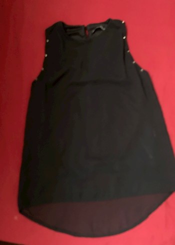 Uzun Kollu Siyah Midi Tunik - Görsel 2