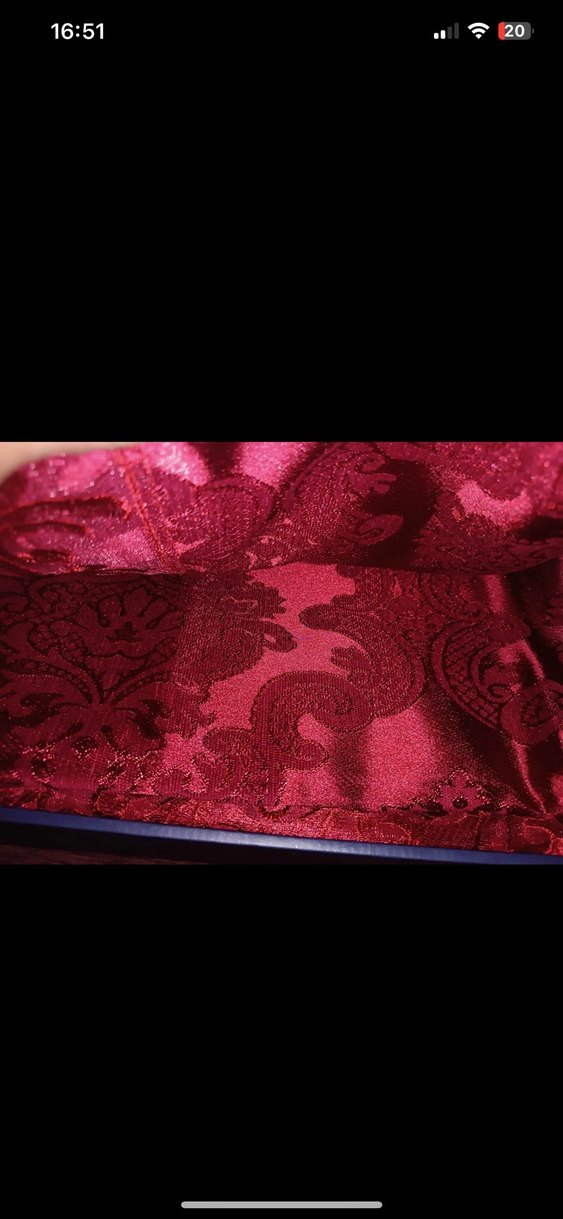 Bordo Nakışlı Nevresim Takımı - Görsel 2