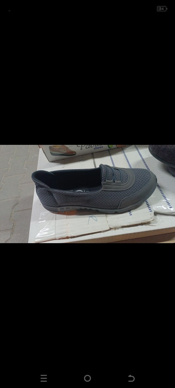 numaralar mevcud Pabus Siyah Kadın spor babet Ayakkabı - Görsel 2