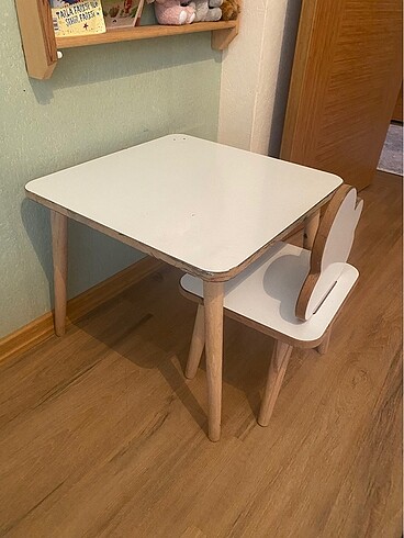 Ikea Ahşap masa sandalye