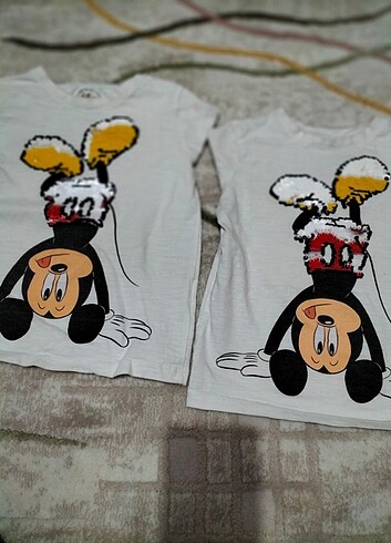 Lisanslı Disney sweatshirt.ikizler