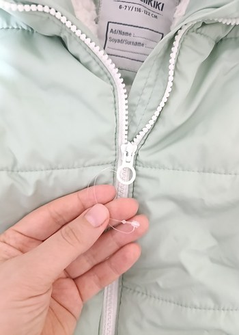 Kız Çocuk Kürklü Kapüşonlu Kışlık Mont - Görsel 3