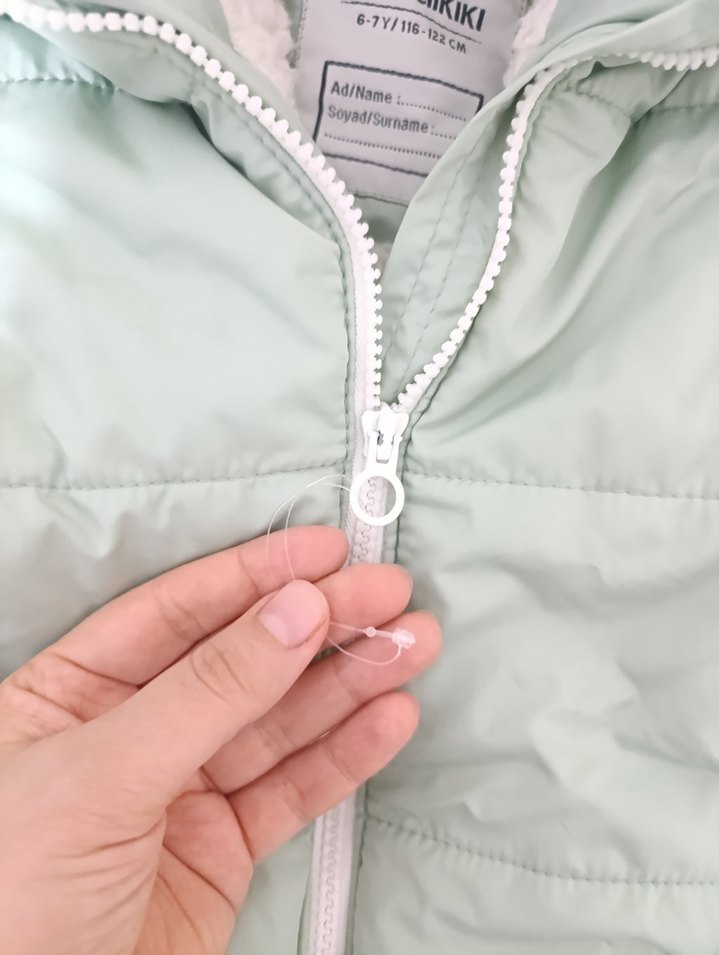 Kız Çocuk Kürklü Kapüşonlu Kışlık Mont - Görsel 3