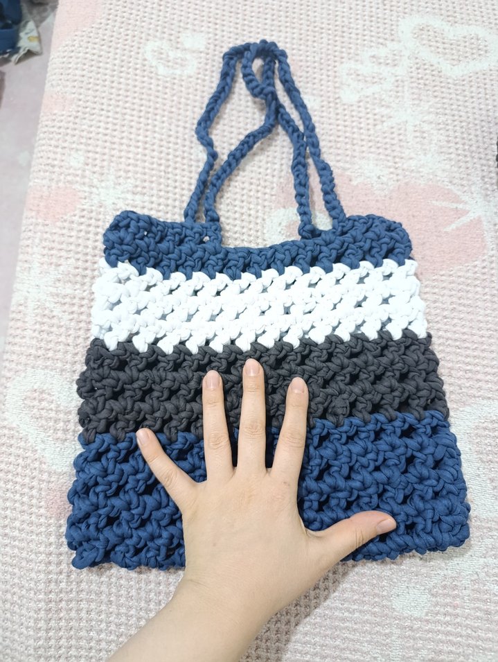 Bohem Örgü Kadın Çanta - Görsel 2