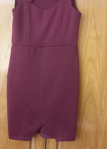 Diğer mini bordo elbise