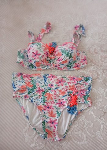 Çiçek Desenli Bohem Penti Bikini takımı - Görsel 6