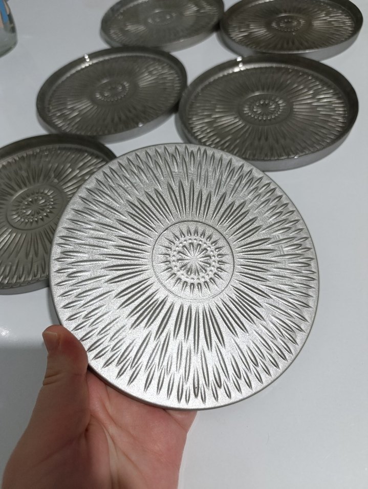 Gri tatlı pasta Tabak Seti - Görsel 4