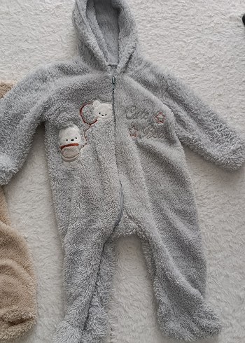 Nakışlı Peluş Bebek Tulumu - Görsel 3