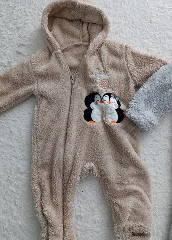 Nakışlı Peluş Bebek Tulumu - Görsel 2