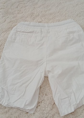LC Waikiki Erkek Beyaz Pamuklu Rahat Kesim Şort