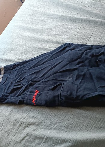 Kemerli Erkek Lacivert Kayak Pantolonu