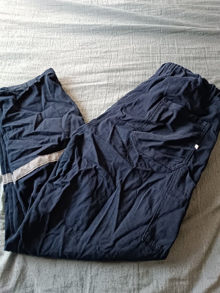 Kemerli Erkek Lacivert Kayak Pantolonu - Görsel 3