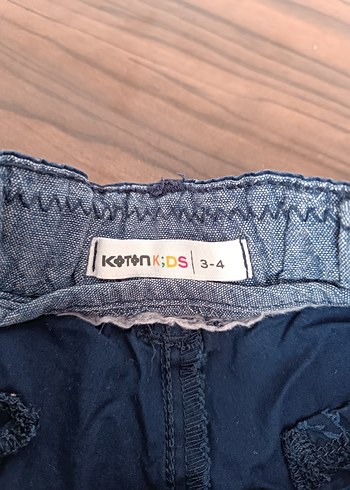 Erkek Çocuk Kot Şort, Kemerli, Rahat Kesim - Görsel 3