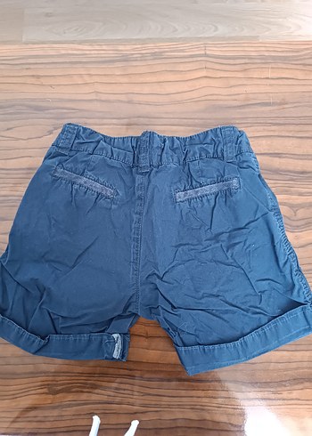 Erkek Çocuk Kot Şort, Kemerli, Rahat Kesim - Görsel 2