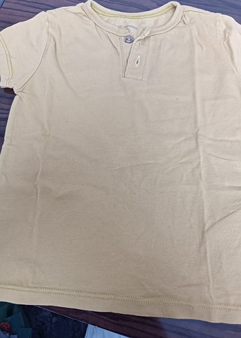 Kız Çocuk Kırmızı Basic Kısa Kollu Tişört - Görsel 3