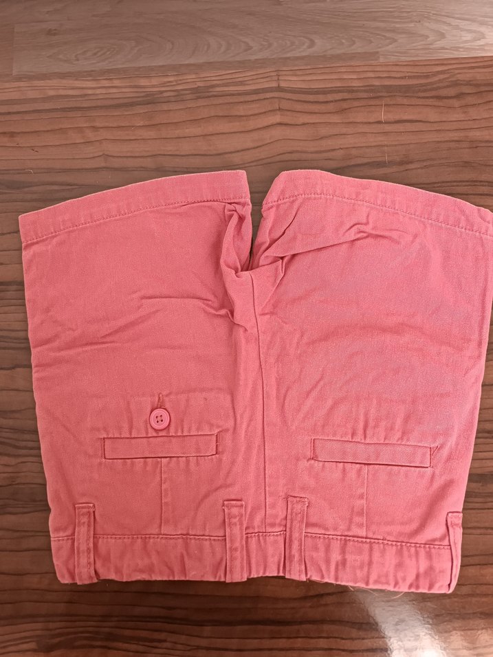 Düğmeli Pembe Erkek Çocuk Şortu - Görsel 3