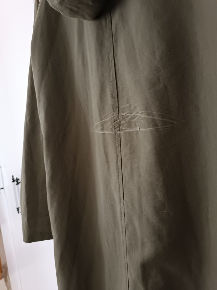 Kadın Haki Midi Yağmurluk - Görsel 3