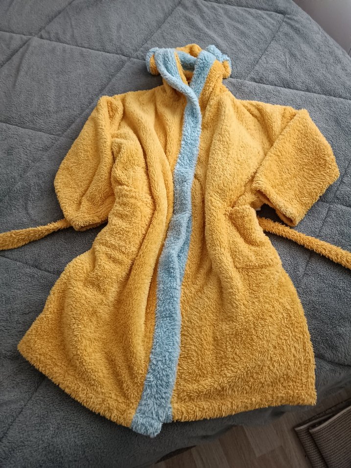 Sarı Bağlamalı Bornoz - Görsel 4