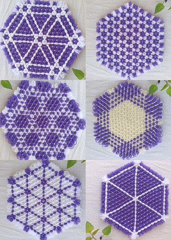 Kırmızı-Beyaz Kasnak Lif - Görsel 3