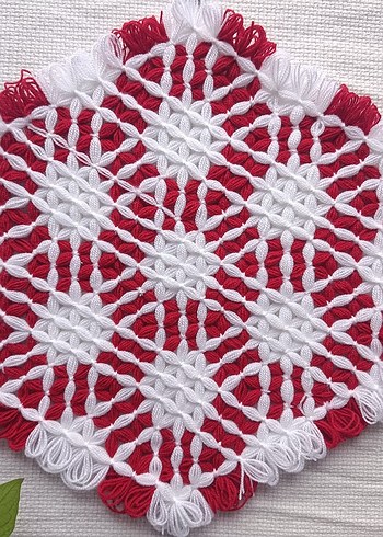 Pembe ve Beyaz kasnak lif - Görsel 4