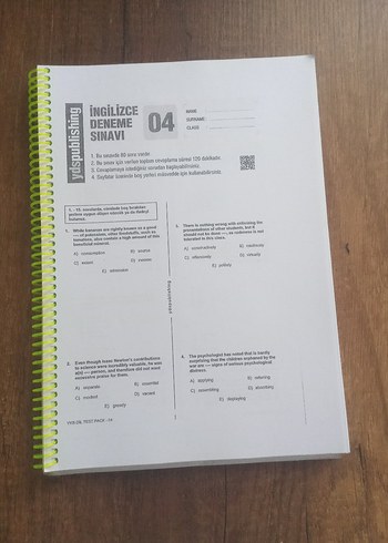 yds publishing 10 lu deneme