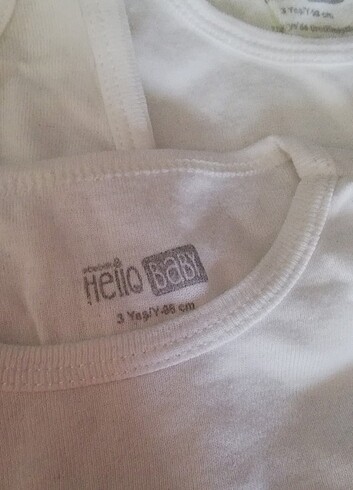 HelloBaby 3 tane çocuk body