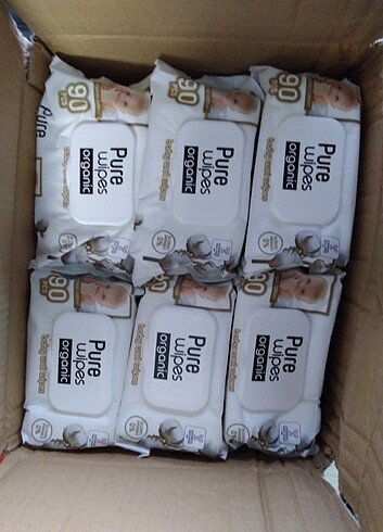 Pure Wipes Islak Mendil 12 adet 90lı #purewipes #ıslakmendil #me