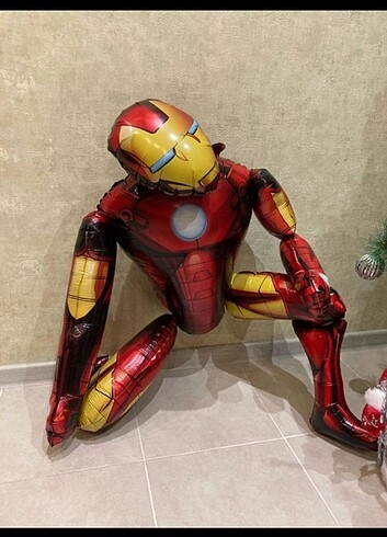  Beden Renk 3D Iron Man folyo balon