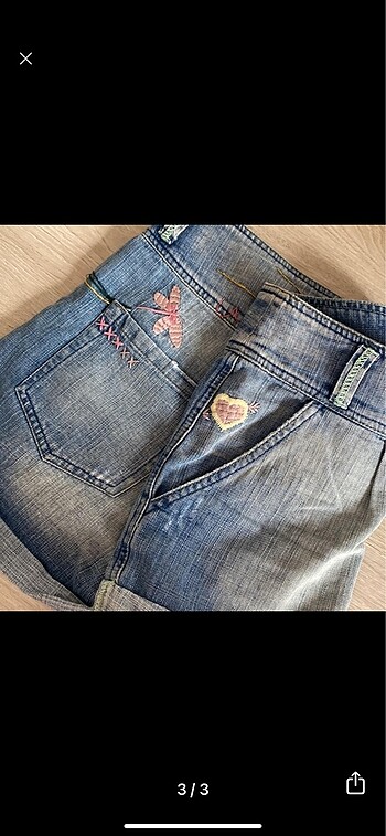 xl Beden denim şort