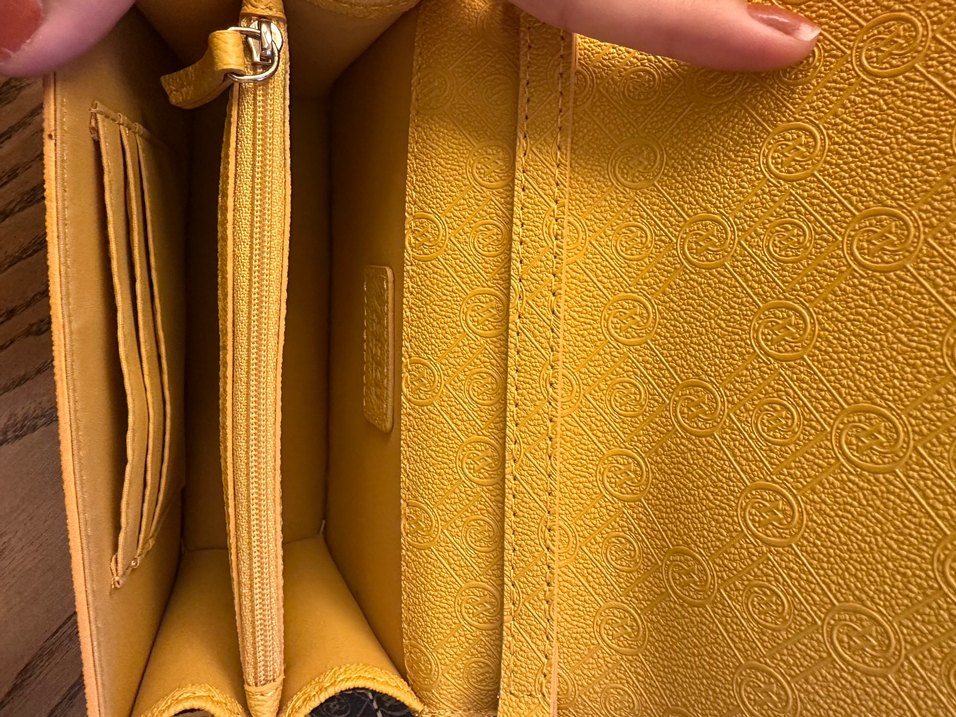 Hardal sarısı orijinal Vakko çanta - Görsel 4