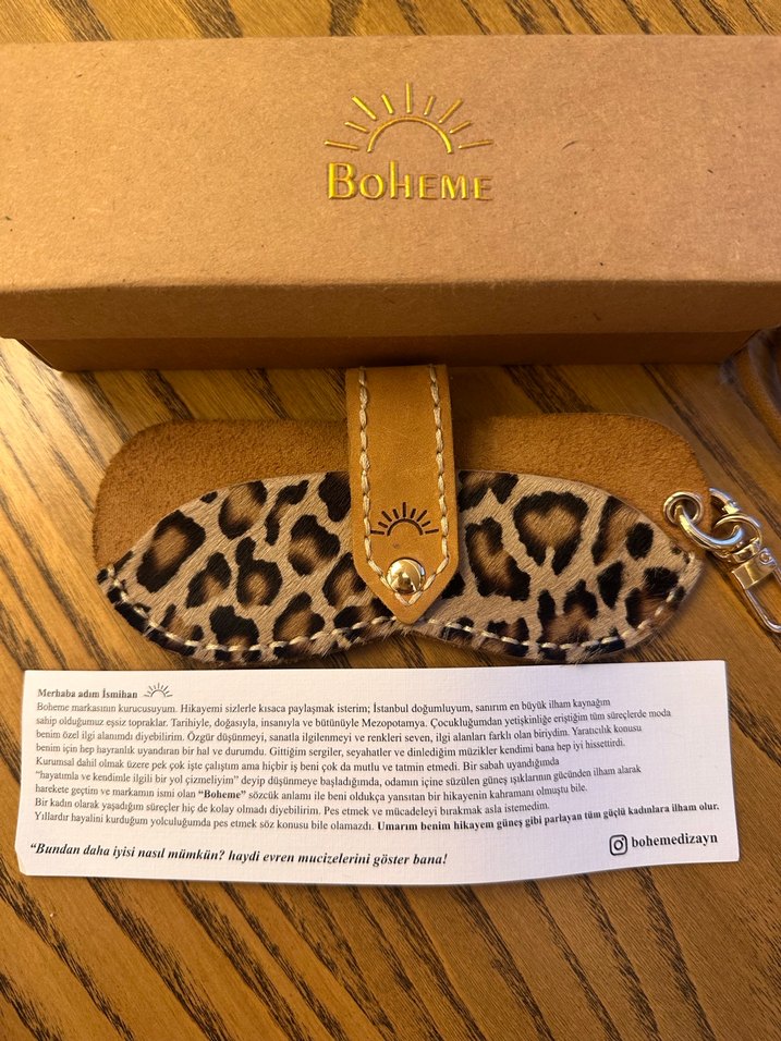 Boheme Kahverengi Parlak Kedi Aksesuarı - Görsel 2