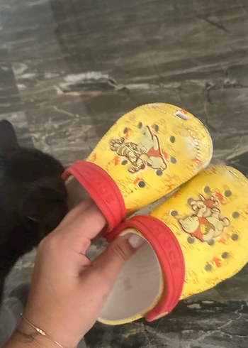 Sarı Bohem Kız Çocuk Toka Detaylı Terlik - Görsel 5