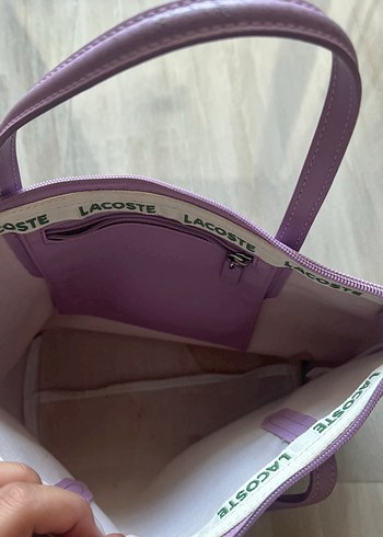 Lacoste Mor Deri Kadın Çanta - Görsel 7