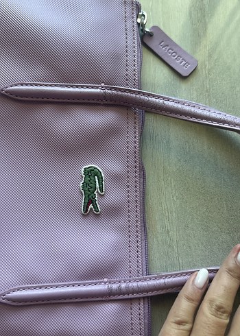 Lacoste Mor Deri Kadın Çanta - Görsel 5
