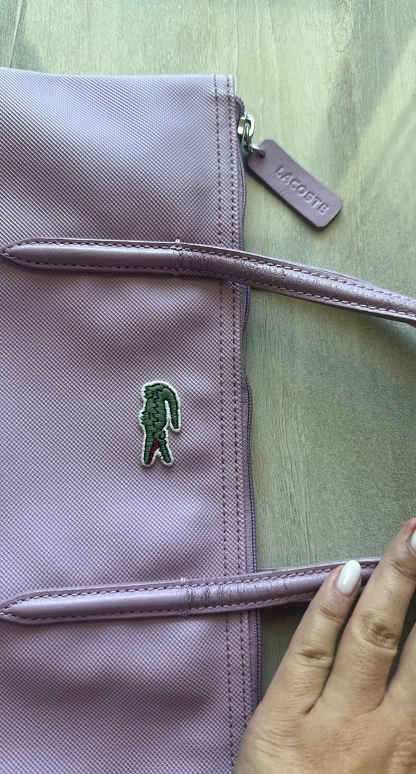 Lacoste Mor Deri Kadın Çanta - Görsel 5