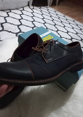 Lacivert Erkek Klasik Ofis Ayakkabısı - Görsel 4