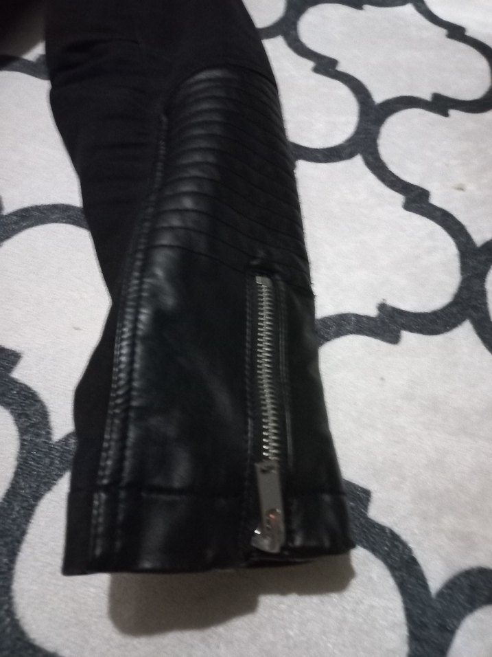 Kadın Siyah Kapüşonlu Uzun Goth Ceket - Görsel 4