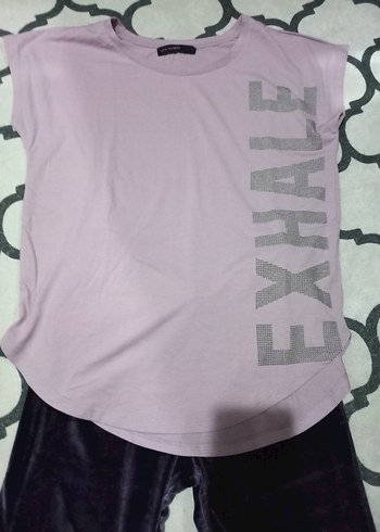 Mor-lila uyumlu kadin alt üst takim - Görsel 2