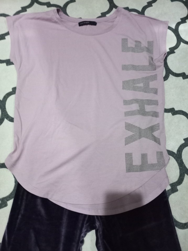 Mor-lila uyumlu kadin alt üst takim - Görsel 2