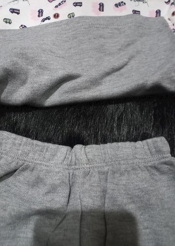 Kız Çocuk Gri Uzun Kollu Baskılı Pijama Takımı - Görsel 5