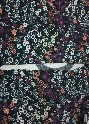 Uzun Kollu Desenli Bohem Kadın Elbise - Görsel 3