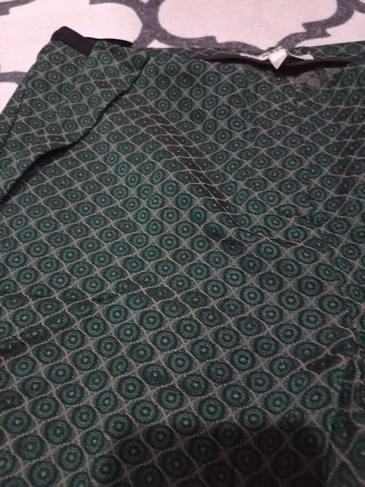 Kemer Detaylı Haki Kumaş Kadın Pantolon - Görsel 2