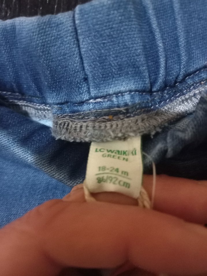 Renkli Baskılı Erkek Çocuk Kot Pantolon - Görsel 4