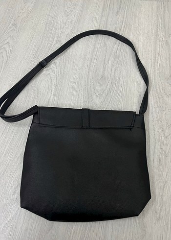 Mango Tokalı Siyah Deri Kadın Çanta - Görsel 3