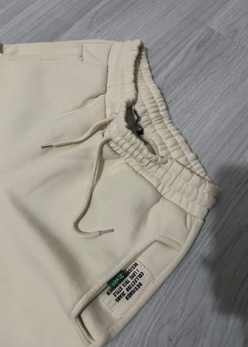 Bej Rahat Kesim Kadın Eşofman Altı - Görsel 2