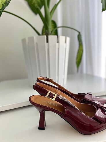 Rugan bordo ayakkabı - Görsel 3