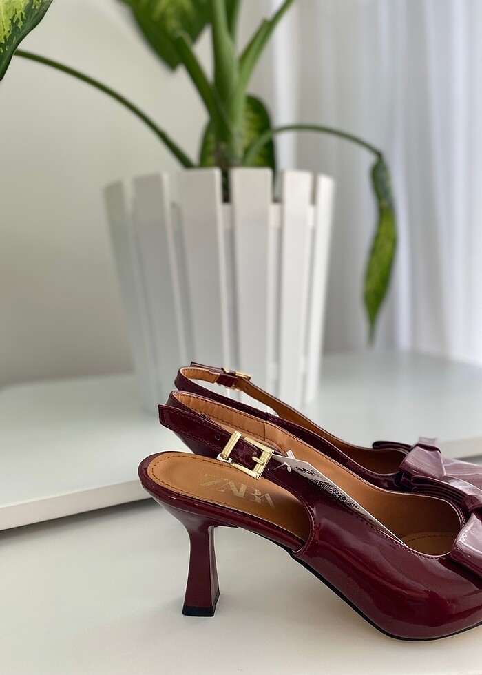 Rugan bordo ayakkabı - Görsel 3