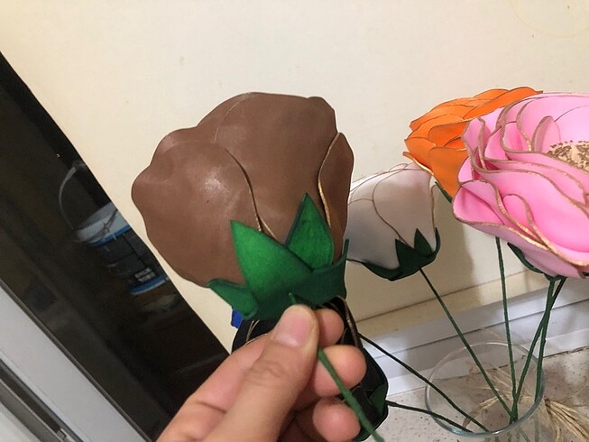 Tasarımcı Tek dal Dekor çiçekler