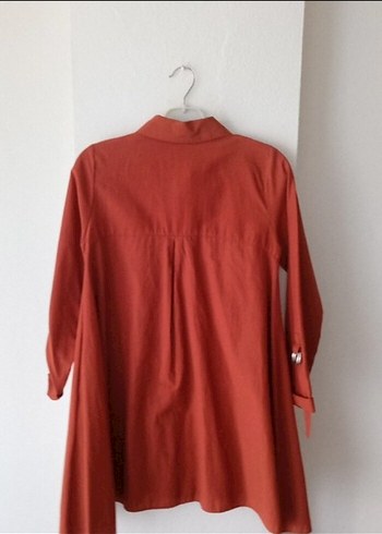 Düğmeli Uzun Kollu Bohem Kadın Gömlek - Görsel 3