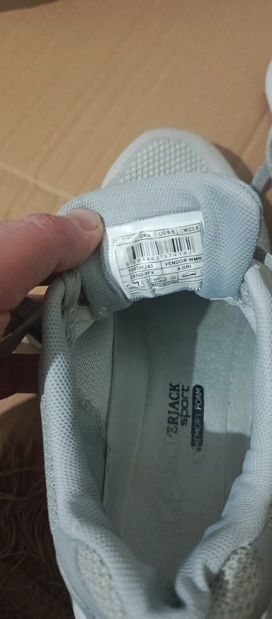 Gri Kadın Spor Ayakkabı - Görsel 2